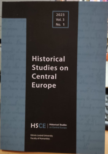 Simon J. Milton - Historical Studies on Central Europe 2023 Vol. 3, No. 1