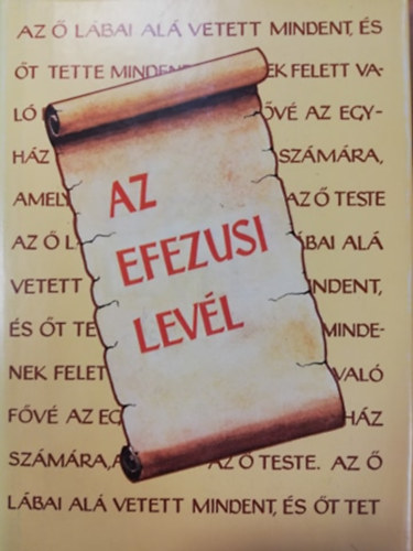 Balik� Zolt�n - Az efezusi lev�l
