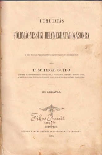 Schenzl Guido dr. - Utmutats fldmgnessgi helymeghatrozsokra