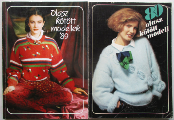 Olasz kötött modellek '80. + Olasz kötött modellek '89.