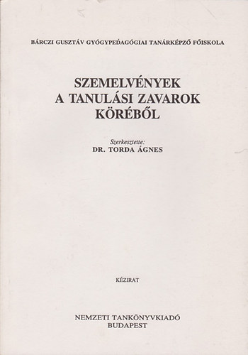 Dr.Torda gnes - Szemelvnyek a tanulsi zavarok krbl