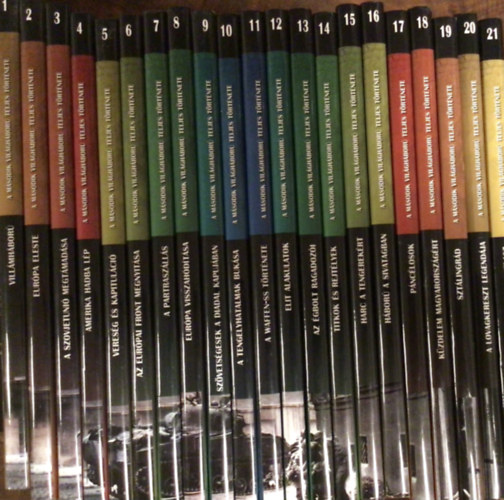 A második világháború teljes története 1-21.