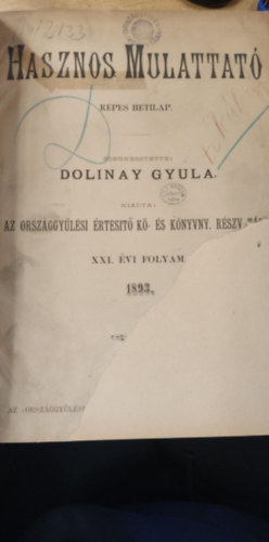 Hasznos Mulattat� - k�pes hetilap egybek�tve