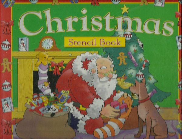 - - Christmas Stencil Book