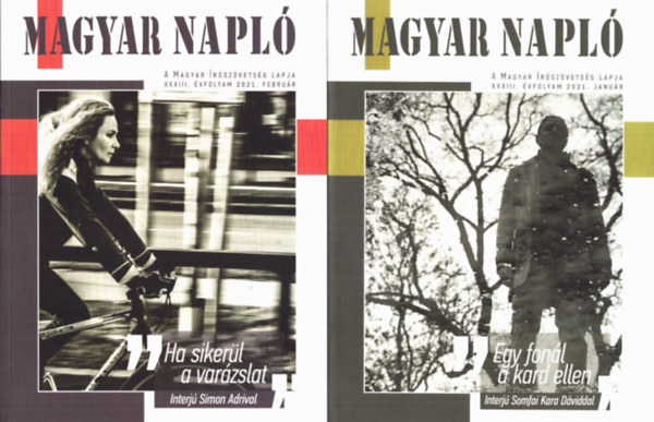 2 db Magyar napló (XXXIII. évfolyam 2021. február, január)